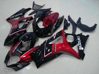 Carénages Moto Suzuki GSXR 1000 K7 07-08 - Rouge Noir