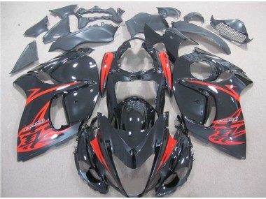 Carénages Moto Suzuki GSXR 1300 Hayabusa 08-19 - Noir Rouge