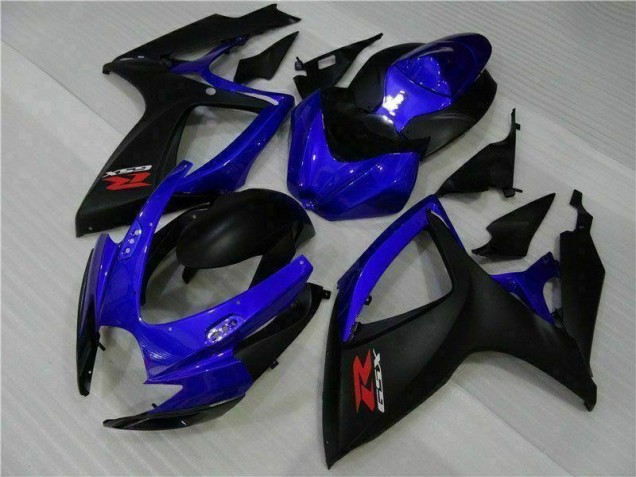 Carénages Moto Suzuki GSXR 600 / 750 K6 06-07 - Bleu Noir