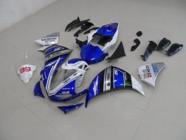 Carénages Moto Yamaha R1 12-14 - Bleu Blanc