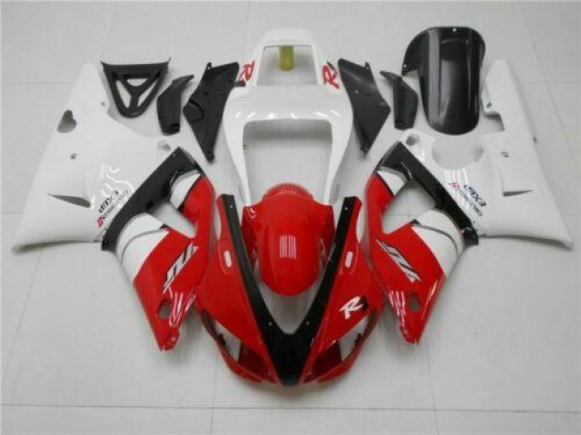 Carénages Moto Yamaha R1 98-99 - Rouge Blanc