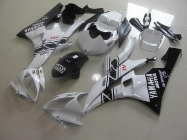 Carénages Moto Yamaha R6 06-07 - Noir Blanc