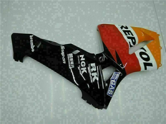 Carrosserie Moto Honda CBR 600 RR 05-06 - Orange Noir Repsol