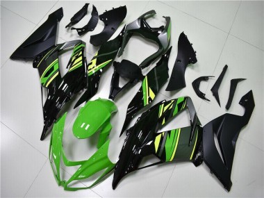 Carrosserie Moto Kawasaki ZX6R 13-18 - Vert Noir