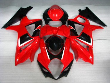 Carrosserie Moto Suzuki GSXR 1000 K7 07-08 - Rouge Noir