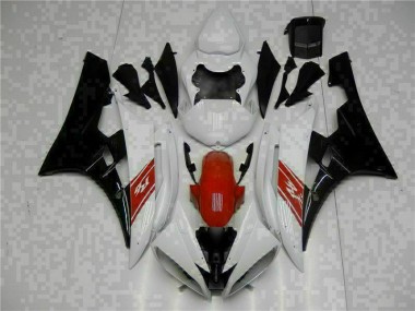 Carrosserie Moto Yamaha R6 06-07 - Blanc Noir