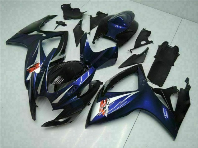 Carrosserie Moto Suzuki GSXR 600 / 750 K6 06-07 - Noir Bleu