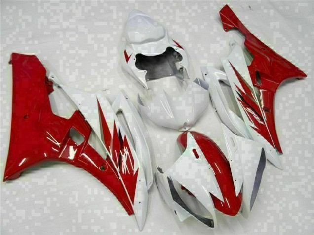 Carrosserie Moto Yamaha R6 06-07 - Rouge Blanc