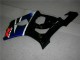 Kit Carénages Motos Complet Suzuki GSXR 1000 K3 03-04 - Noir Bleu