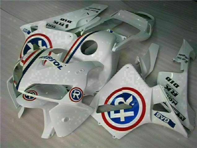 Kit Carénages Motos & Plastique Honda CBR 600 RR 05-06 - Blanc