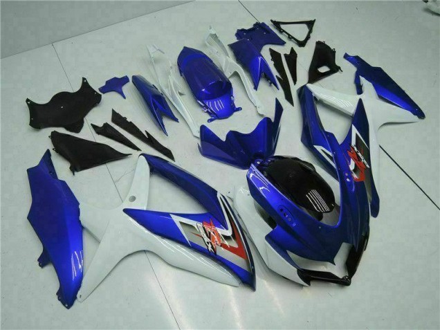 Kit Carénages Motos Suzuki GSXR 600 / 750 K8 08-10 - Bleu Blanc