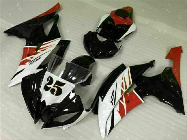 Kit Carénages Motos Yamaha R6 08-16 - Blanc Noir