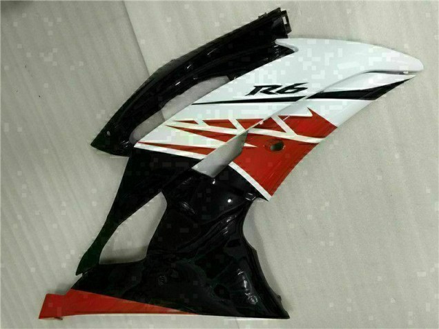 Kit Carénages Motos Yamaha R6 08-16 - Blanc Noir