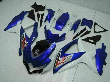 Kit Carénages Motos Complet Suzuki GSXR 600 / 750 K8 08-10 - Bleu Blanc