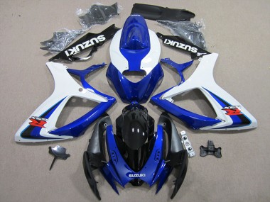 Kit Carénages Motos Complet Suzuki GSXR 600 K6 06-07 - Bleu Blanc