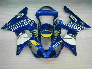 Kit Carénages Motos Complet Yamaha R1 00-01 - Bleu