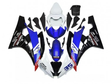 Kit Carénages Motos Complet Yamaha R6 06-07 - Bleu Blanc