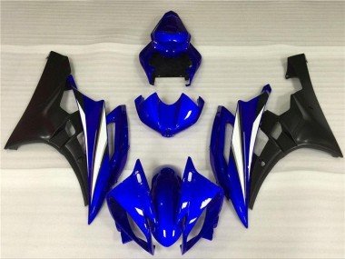 Kit Carénages Motos Complet Yamaha R6 06-07 - Bleu Noir