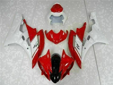 Kit Carénages Motos Complet Yamaha R6 06-07 - Rouge Blanc