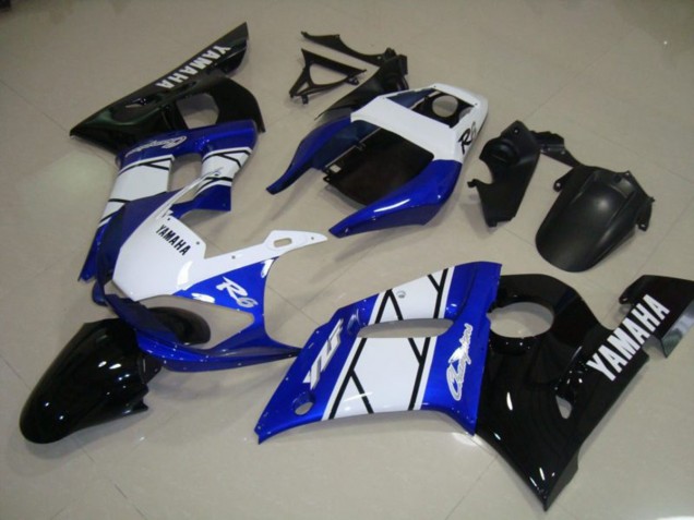 Kit Carénages Motos Complet Yamaha R6 98-02 - Bleu Noir