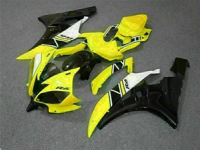 Kit Carénages Motos & Plastique Yamaha R6 06-07 - Jaune