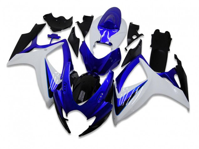 Kit Carénages Motos Suzuki GSXR 600 / 750 K6 06-07 - Bleu Blanc