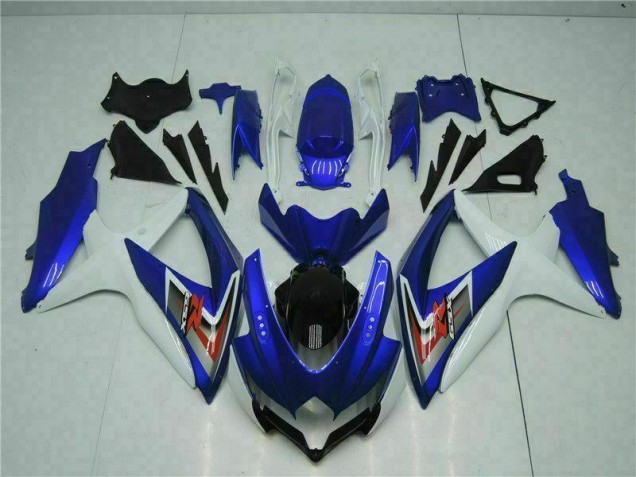 Kit Carénages Motos Suzuki GSXR 600 / 750 K8 08-10 - Bleu Blanc