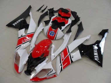 Kit Carénages Motos Yamaha R6 08-16 - Rouge Blanc Noir